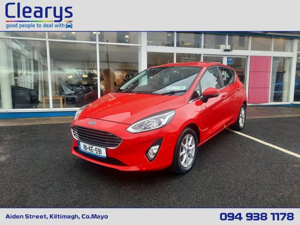 Ford Fiesta Hatchback, Diesel, 2018, Red
