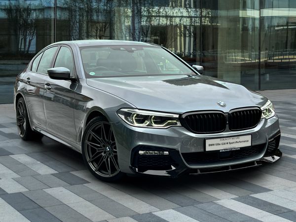 BMW 5-Series Saloon, Petrol Plug-in Hybrid, 2019, Grey