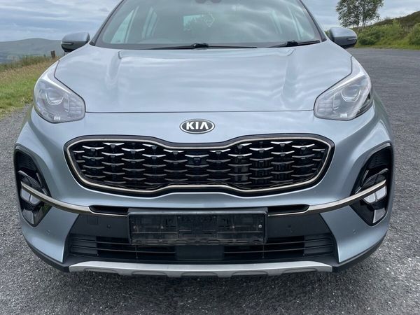 Kia Sportage SUV, Diesel Hybrid, 2021, Silver