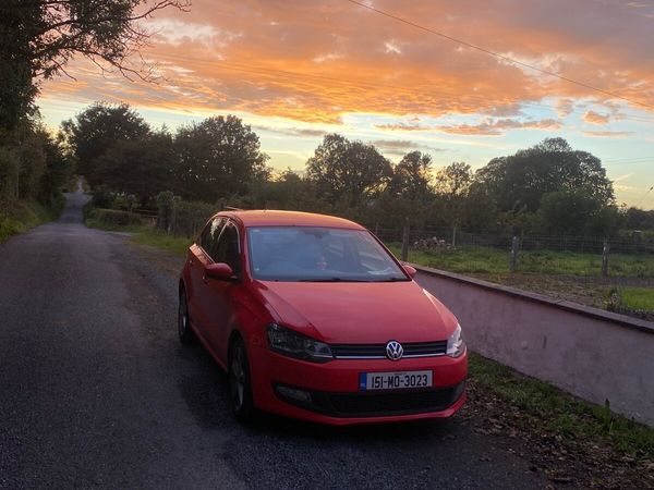 Volkswagen Polo Hatchback, Diesel, 2015, Red