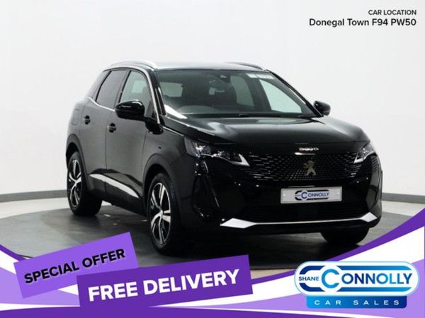 Peugeot 3008 SUV, Petrol Hybrid, 2022, Black
