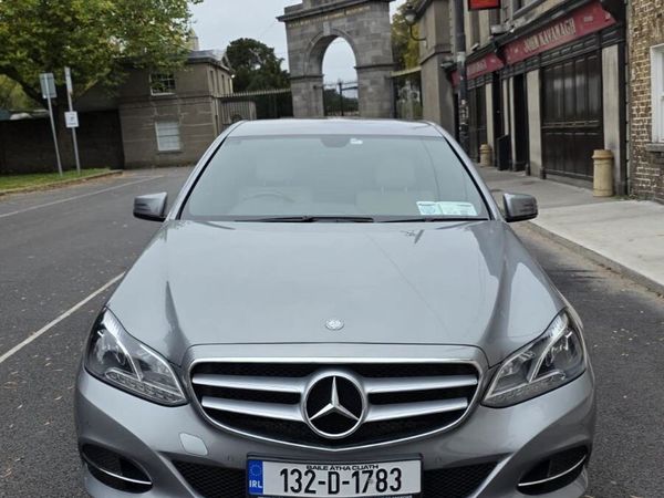 Mercedes-Benz E-Class Saloon, Diesel Hybrid, 2013, Silver