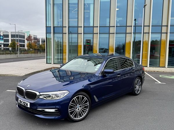 BMW 5-Series Saloon, Diesel, 2017, Blue