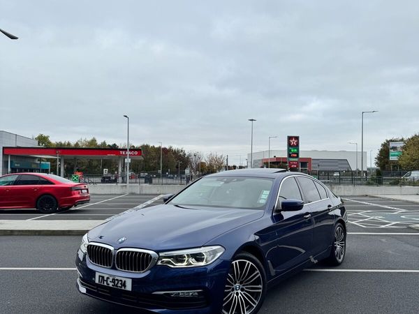 BMW 5-Series Saloon, Diesel, 2017, Blue