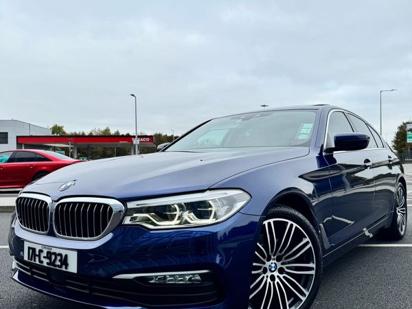 BMW 5-Series Saloon, Diesel, 2017, Blue