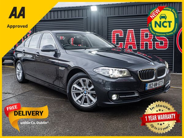 BMW 5-Series Saloon, Diesel, 2015, Grey