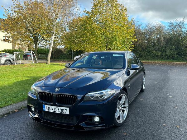 BMW 5-Series Saloon, Diesel, 2014, Blue