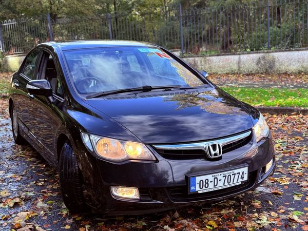 Honda Civic Saloon, Petrol Hybrid, 2008, Black