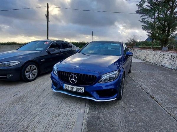 Mercedes-Benz C-Class Saloon, Petrol Plug-in Hybrid, 2015, Blue