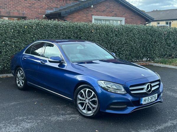 Mercedes-Benz C-Class Saloon, Diesel, 2014, Blue