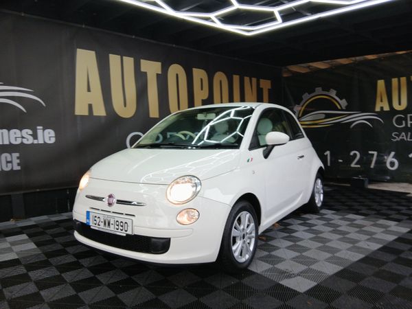 Fiat 500 Hatchback, Petrol, 2015, White