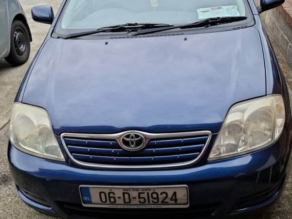 Toyota Corolla Saloon, Petrol, 2006, Blue
