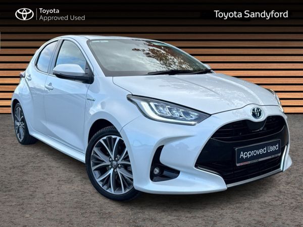 Toyota Yaris Hatchback, Petrol Hybrid, 2021, White
