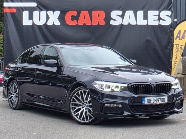 BMW 5-Series Saloon, Petrol Plug-in Hybrid, 2018, Black