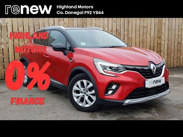 Renault Captur Hatchback, Petrol Plug-in Hybrid, 2021, Red