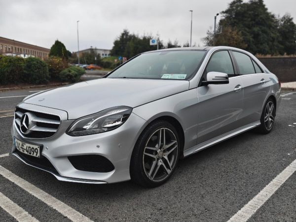 Mercedes-Benz E-Class Saloon, Diesel Hybrid, 2014, Silver
