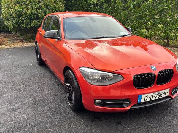 BMW 1-Series Estate, Diesel, 2012, Orange