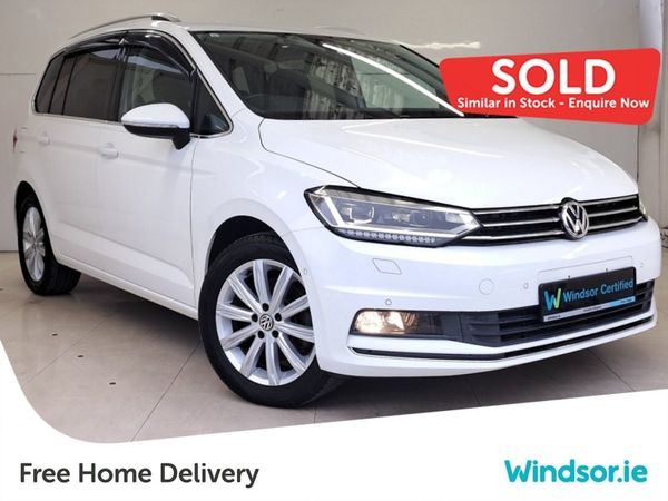 Volkswagen Touran Estate, Petrol, 2019, White