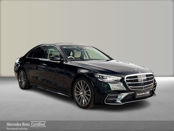 Mercedes-Benz S-Class Saloon, Petrol Plug-in Hybrid, 2023, Green