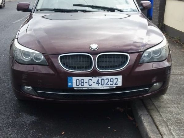BMW 5-Series Saloon, Diesel, 2008, Red
