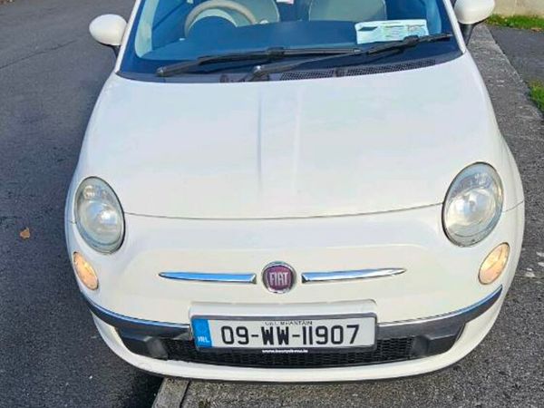 Fiat 500 Hatchback, Petrol, 2009, White