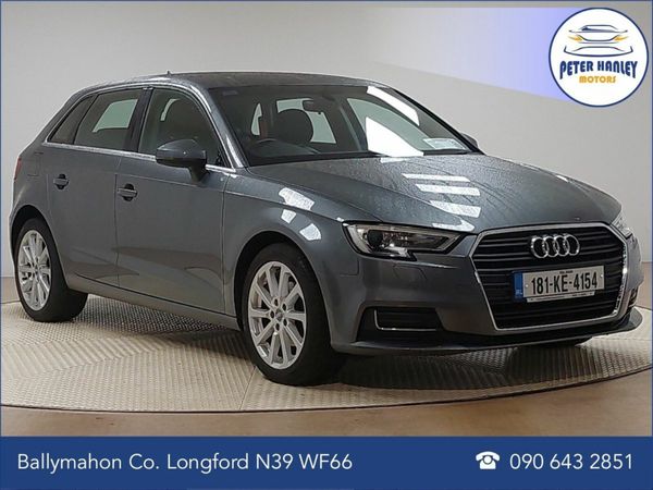 Audi A3 Hatchback, Diesel, 2018, Grey