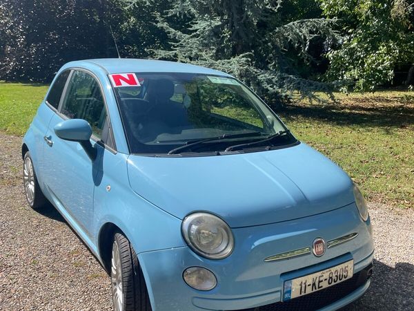 Fiat 500 Hatchback, Petrol, 2011, Blue