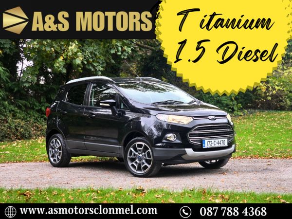 Ford EcoSport SUV, Diesel, 2017, Black