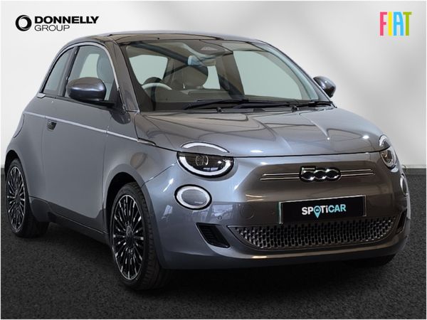 Fiat 500 Hatchback, Electric, 2022, Grey