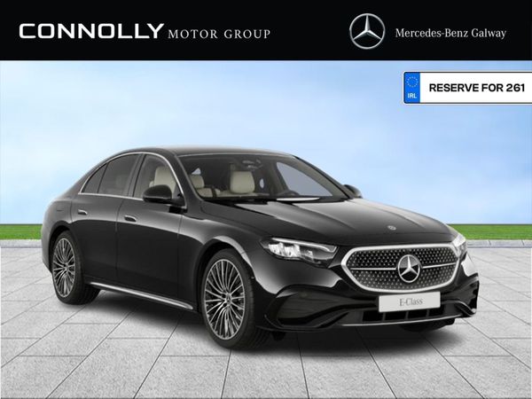 Mercedes-Benz E-Class Saloon, Diesel Plug-in Hybrid, 2026, Black