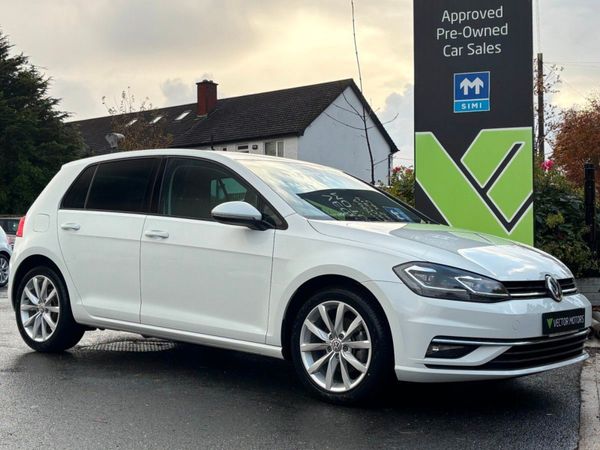 Volkswagen Golf Hatchback, Petrol, 2018, White