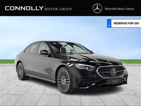 Mercedes-Benz E-Class Saloon, Diesel Plug-in Hybrid, 2026, Black