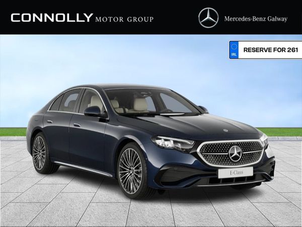 Mercedes-Benz E-Class Saloon, Diesel Plug-in Hybrid, 2026, Blue
