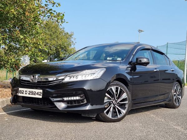 Honda Accord Saloon, Petrol Hybrid, 2018, Black
