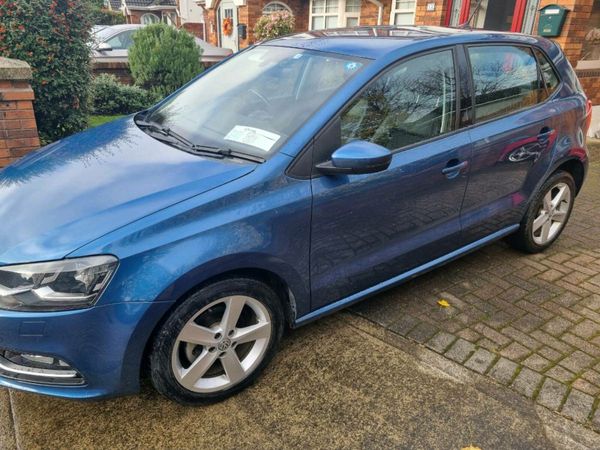 Volkswagen Polo Hatchback, Petrol, 2017, Blue