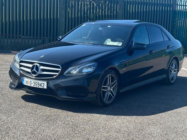 Mercedes-Benz E-Class Saloon, Diesel Hybrid, 2014, Black