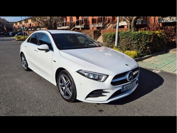 Mercedes-Benz A-Class Saloon, Petrol Plug-in Hybrid, 2020, White