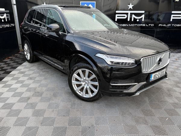 Volvo XC90 SUV, Petrol Plug-in Hybrid, 2018, Black