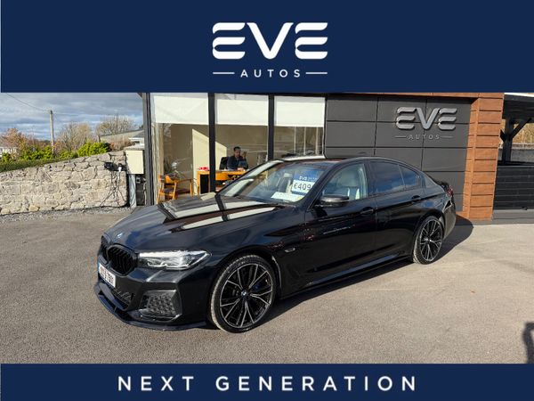 BMW 5-Series Saloon, Petrol Plug-in Hybrid, 2022, Black