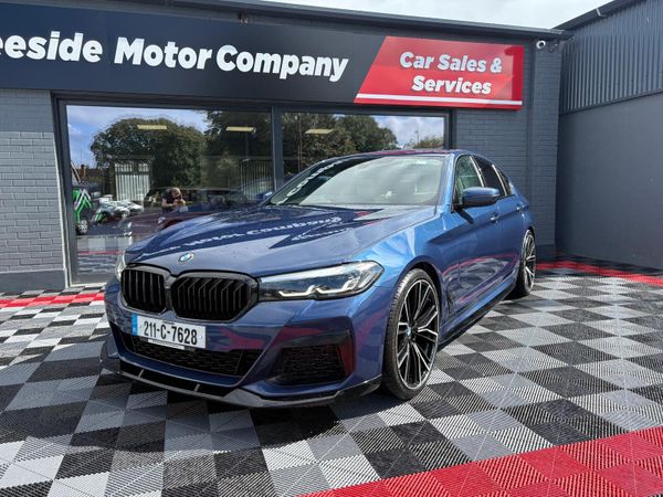 BMW 5-Series Saloon, Diesel, 2021, Blue