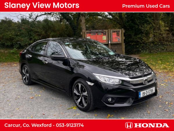 Honda Civic Saloon, Petrol, 2019, Black