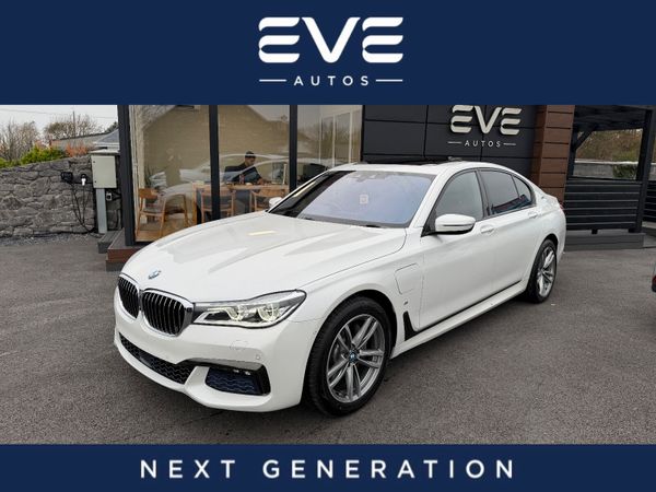 BMW 7-Series Saloon, Petrol Plug-in Hybrid, 2017, White