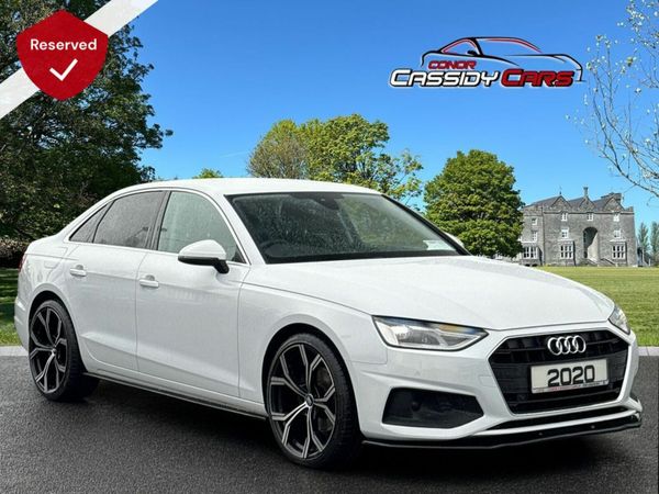 Audi A4 Saloon, Diesel, 2020, White
