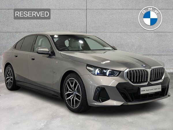 BMW 5-Series Saloon, Petrol Plug-in Hybrid, 2024, Grey