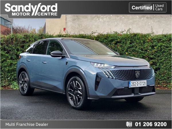 Peugeot 3008 SUV, Petrol Hybrid, 2025, Blue