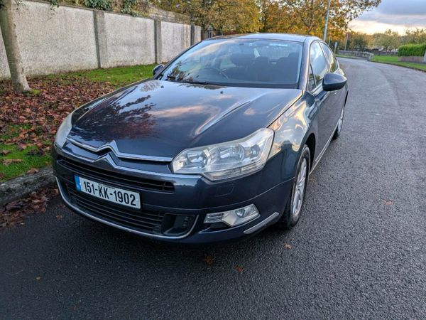 Citroen C5 Saloon, Diesel, 2015, Blue
