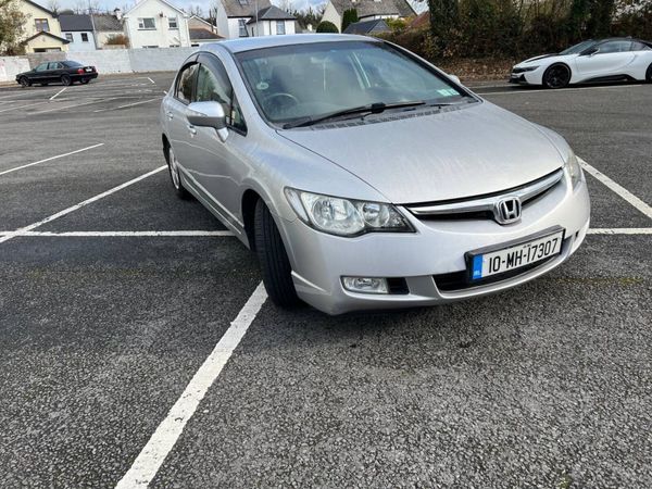 Honda Civic Saloon, Petrol Hybrid, 2010, Silver