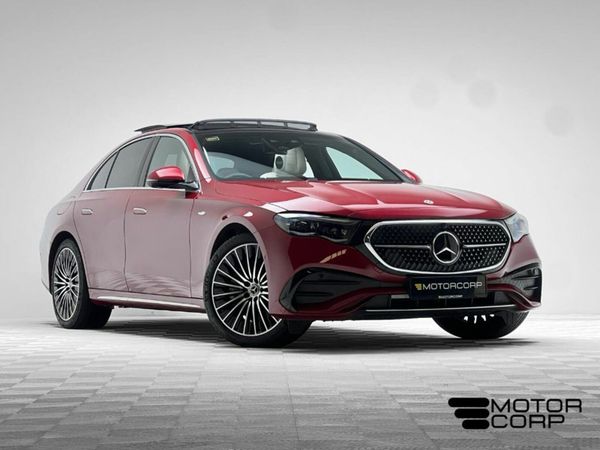 Mercedes-Benz E-Class Saloon, Petrol Plug-in Hybrid, 2025, Red