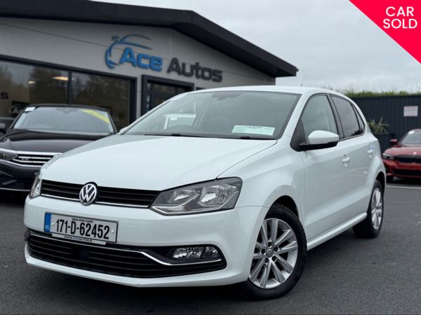 Volkswagen Polo Hatchback, Petrol, 2017, White