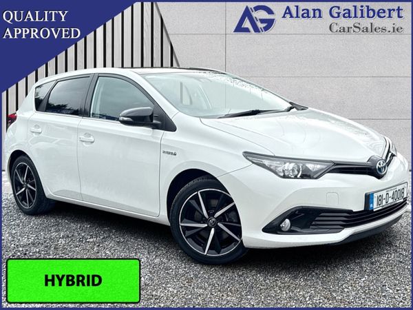 Toyota Auris Estate, Petrol Hybrid, 2018, White